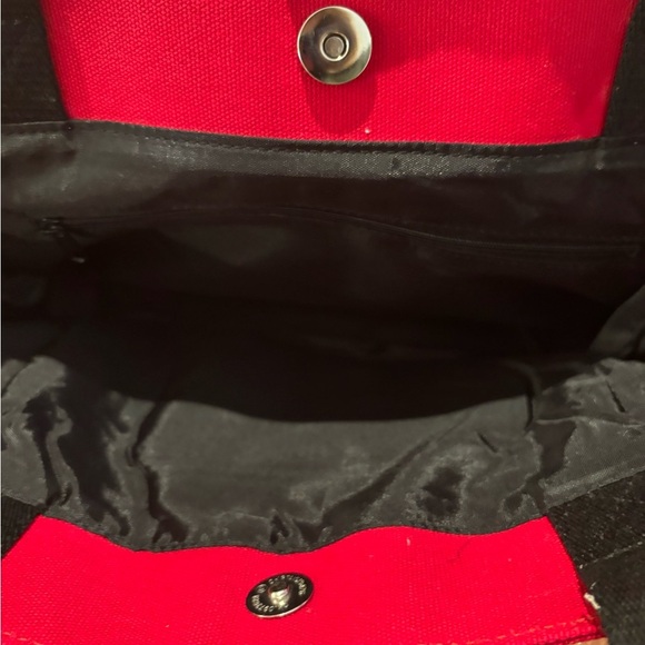 GEOGIA BULLDOGS RED TOTE 15”W 9” DEEP LNC - Picture 5 of 9